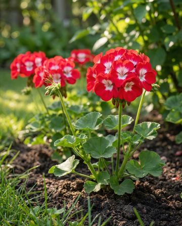 Geranium Bright Eyes F1 (Pelargonium zonale) – ettåriga frön från SeedsChoice