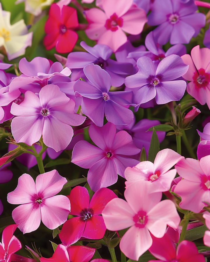 Beauty Mixed frön (Phlox drummondii) – ettårig blandning