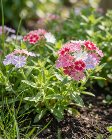 Starphlox (Phlox drummondii) – frön för ettårig blandning från SeedsChoice