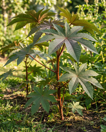 Wonderboom 250 Cm (Ricinus communis) – ettåriga blomsterfrön från SeedsChoice