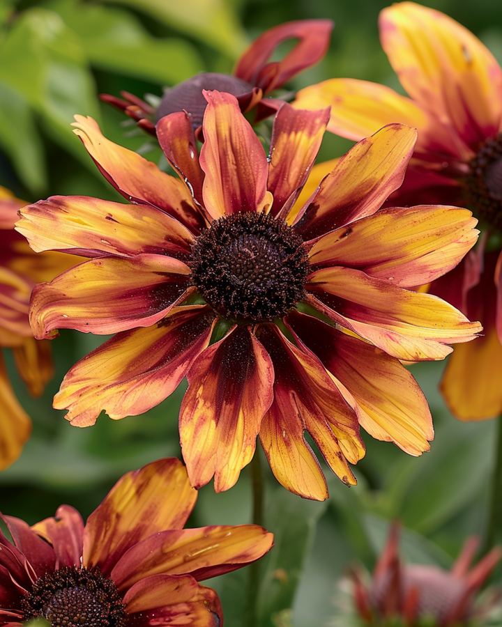 Solhattfrön Sahara Cut (Rudbeckia hirta) – ettårig blomma
