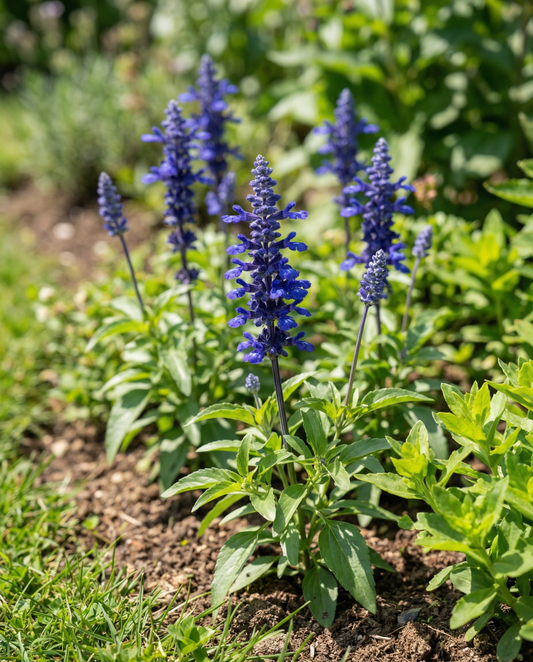Victoria (Salvia farinacea) – ettåriga frön från SeedsChoice
