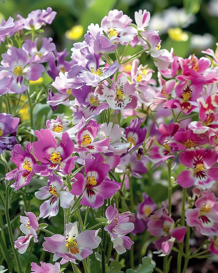 Fattigmansorchidéfrön Angel Wings (Schizanthus wisetonensis) – ettårig