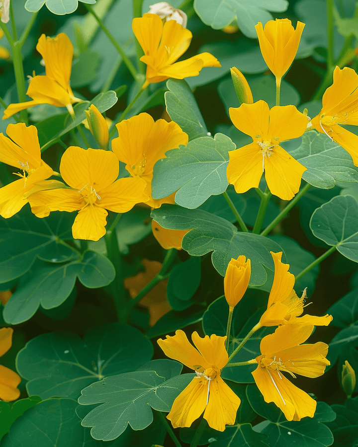 Canary Creeper klätterväxt frön (Tropaeolum peregrinum) – ettårig klätterväxt