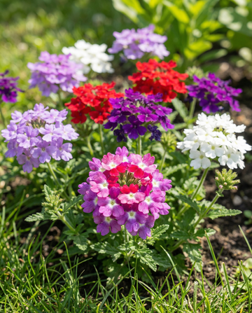 Blandad (Verbena hybrida) – ettåriga blomsterfrön från SeedsChoice