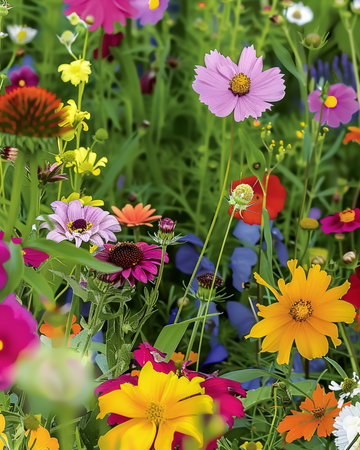 Sommarblommor Mix 20 Till 80 Cm Höjd frön – ettårig blomma