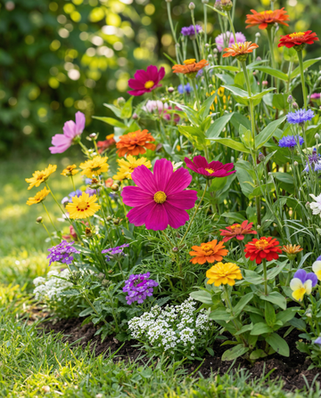 Sommarblommor Mix 20 Till 80 Cm Höjd – ettåriga blomsterfrön från SeedsChoice