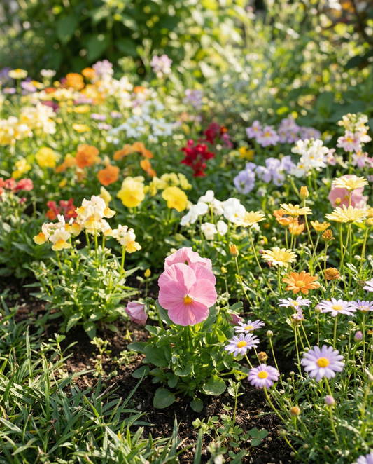 Japanese Carpet Mix 15 till 45 cm – ettåriga blomsterfrön från SeedsChoice