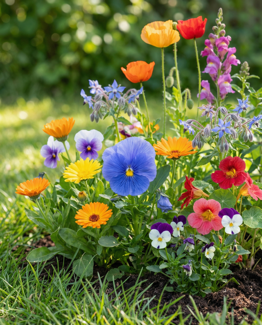 Edible Mix för rätter och dekoration – ettåriga blomsterfrön från SeedsChoice