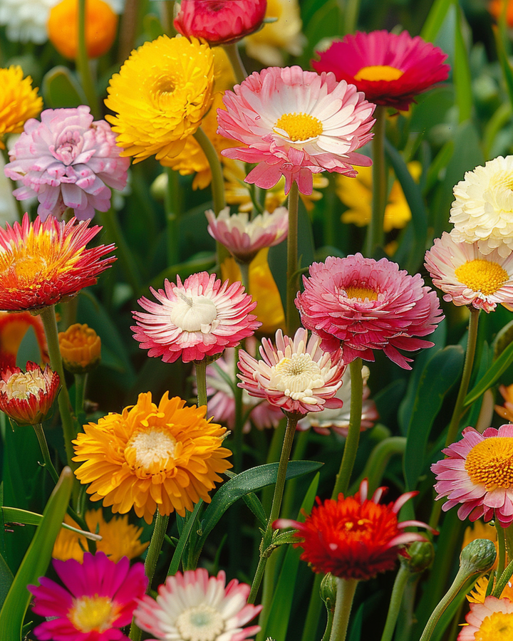 Everlasting Mix för torkning och snittblommor – ettåriga blomsterfrön