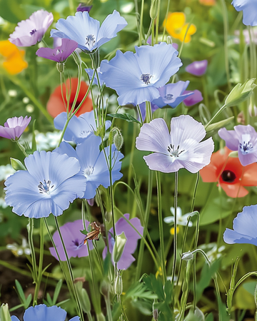 Vildblommsblandning 10 g frön (Linum usitatissimum) – ettårig blomma