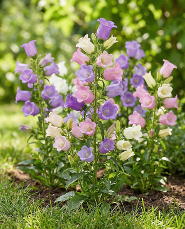 Klockkungen (Campanula medium) – blandningsfrön för tvåårig blomma från SeedsChoice