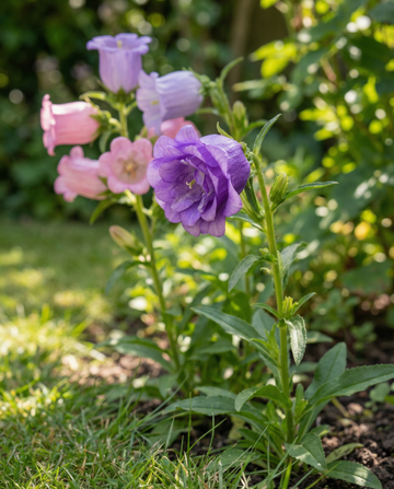Klockkungen Mixed (Campanula medium) – blandningsfrön för tvåårig blomma från SeedsChoice