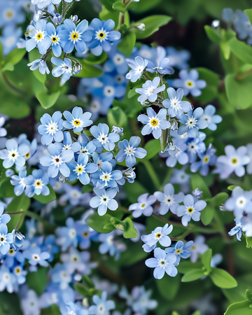 Förgätmigej blå cottage garden-frön (Myosotis alpestris) – tvååriga blomsterfrön