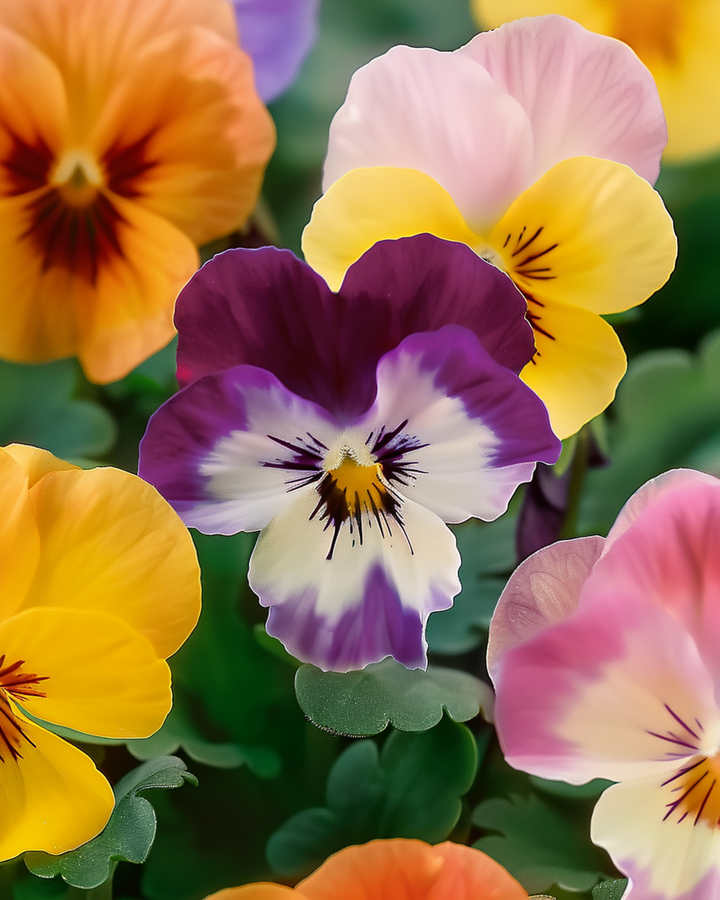 Frön av pensé Trimardeau Mixed (Viola wittrockiana) – tvåårig blomma
