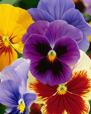 Pensé Aalsmeer Giants Mixed frön (Viola wittrockiana) – tvåårig blomma