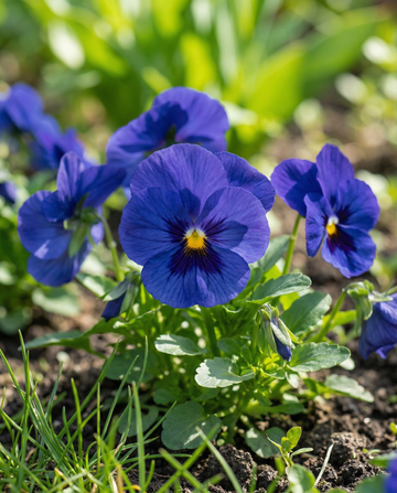 Pensé Ullswater (Viola wittrockiana) – frön till tvååriga blommor från SeedsChoice