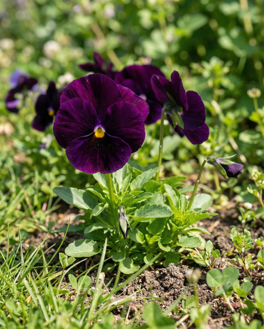 Pensé Swiss Giants Berna (Viola wittrockiana) – tvååriga blomfrön från SeedsChoice