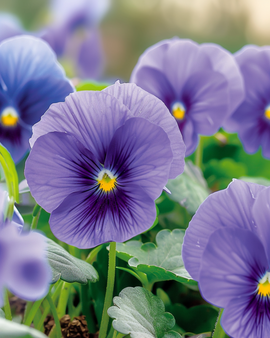 Styvmorsviol frön Celestial Viola wittrockiana tvåårig
