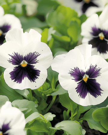 Penséfrön Silverbride (Viola wittrockiana) – tvåårig blomma