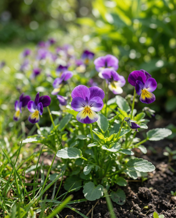 Johnny Jump Up (Viola cornuta) – tvååriga blomsterfrön från SeedsChoice