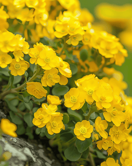 Alyssumfrön Aurinia Saxatilis flerårig Golddust
