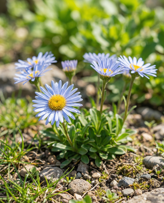 Alpine Light Blue (Aster alpinus) – perennafrön från SeedsChoice