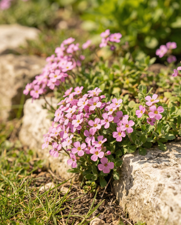 Aubrietia Whitewell Gem (Aubrieta hybrida) – perennafrön från SeedsChoice