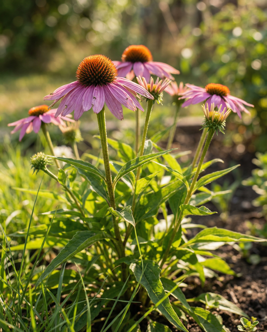 Röd solhatt (Echinacea purpurea) – frön för flerårig blomma från SeedsChoice