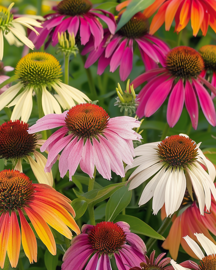 Solhattfrön Paradiso Mix (Echinacea purpurea) – flerårig blomma