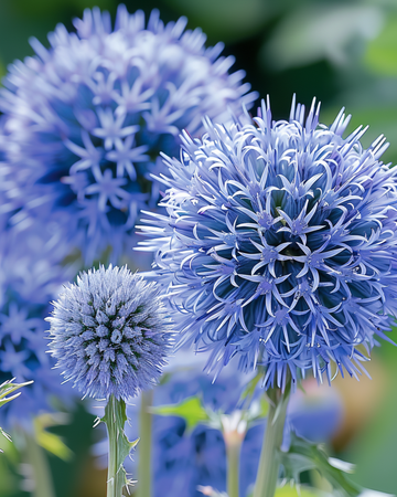 Globe Thistle Blue Pollinator Friendly frön (Echinops ritro) – flerårig
