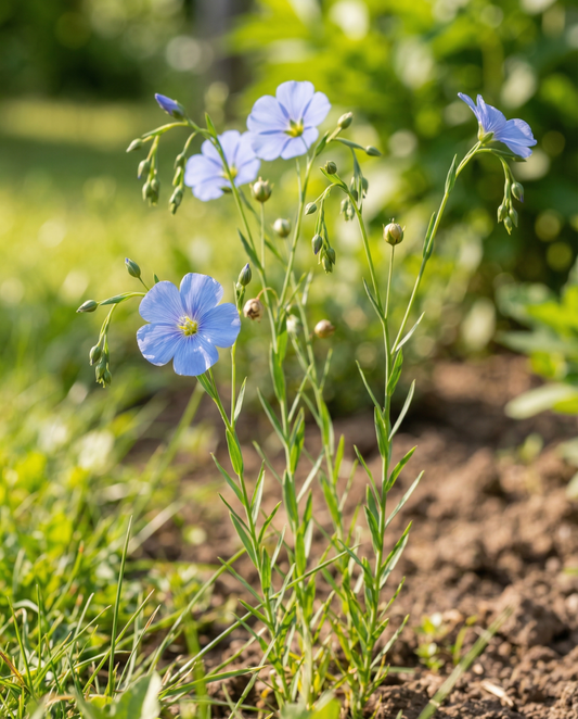 Blå lin (Linum perenne) – fleråriga blomsterfrön från SeedsChoice