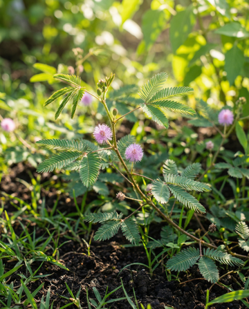 Sensitive Plant (Mimosa pudica) – frön för fleråriga blommor från SeedsChoice