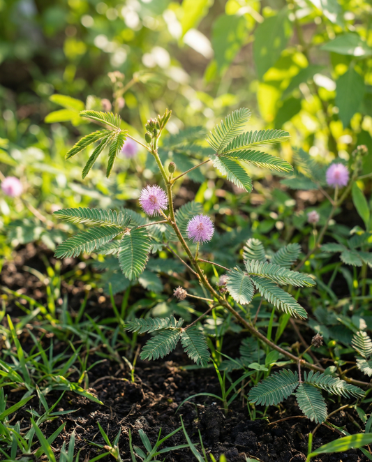 Sensitive Plant (Mimosa pudica) – frön för fleråriga blommor från SeedsChoice