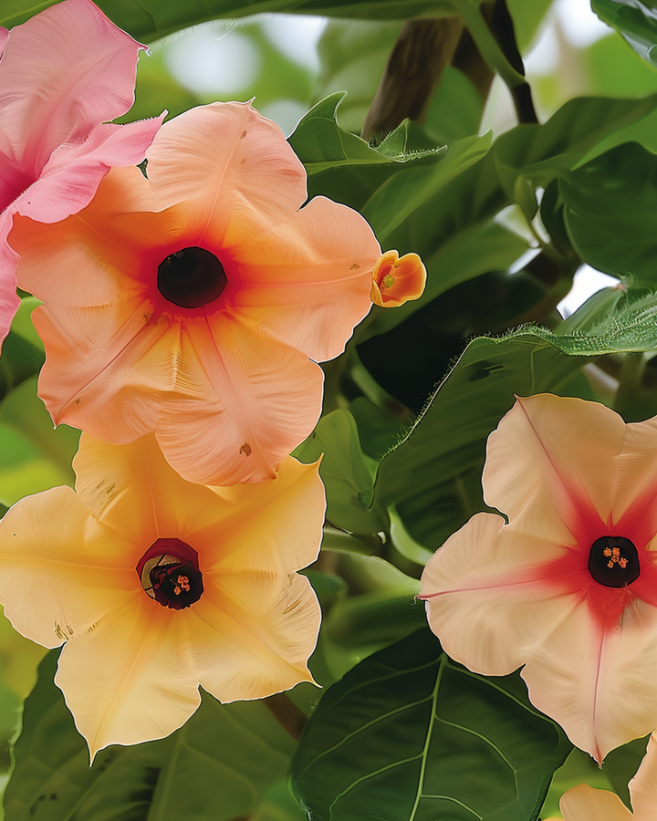 Black Eyed Susan African Sunset frön (Thunbergia alata) – flerårig mix