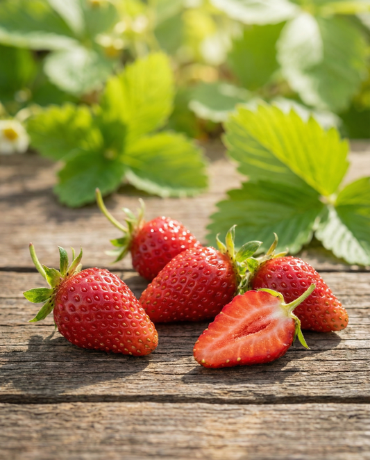 Alpinjordgubbe Baron Von Solemacher röd frukt (Fragaria vesca) – perennafrön från SeedsChoice