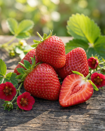 Jordgubbe Ruby Ann F1 (Fragaria ananassa) – fleråriga frön från SeedsChoice