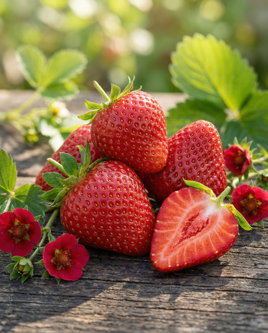Jordgubbe Ruby Ann F1 (Fragaria ananassa) – fleråriga frön från SeedsChoice