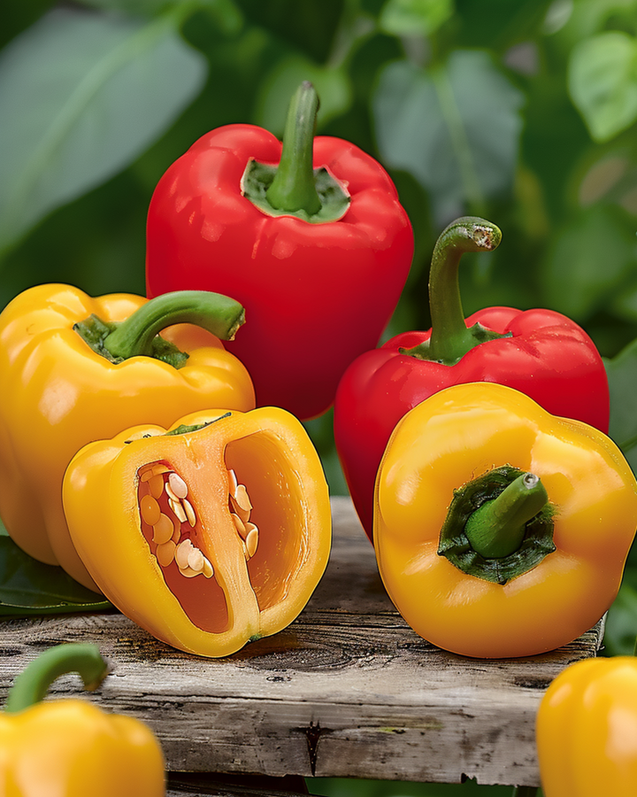 Fröer till minipaprika Tinkerbell F1 Mix (Capsicum annuum) – ettårig grönsak