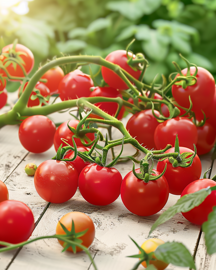 Körsbärstomatfrön Super Sweet 100 F1 (Solanum lycopersicum) – ettårig grönsak