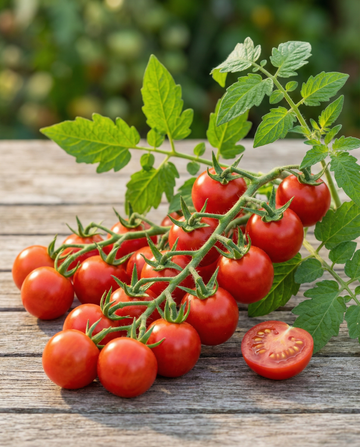 Körsbärstomat Super Sweet 100 F1 (Solanum lycopersicum) – ettåriga grönsaksfrön från SeedsChoice