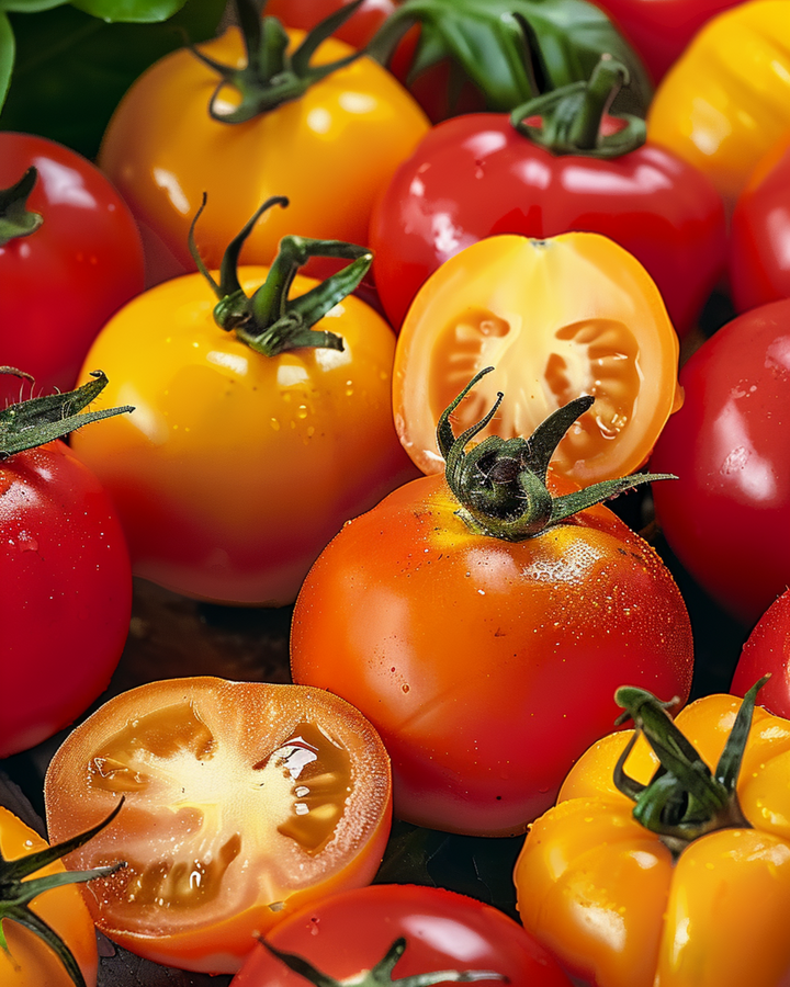 Tomatfrön Mixed Colours Mix (Solanum lycopersicum) – ettårig grönsak