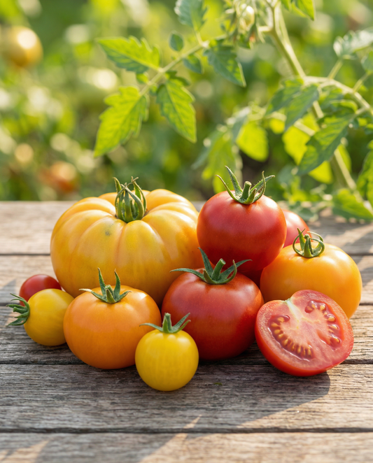 Tomatfrön Mixed Colours Mix (Solanum lycopersicum) – frön för ettårig grönsak från SeedsChoice