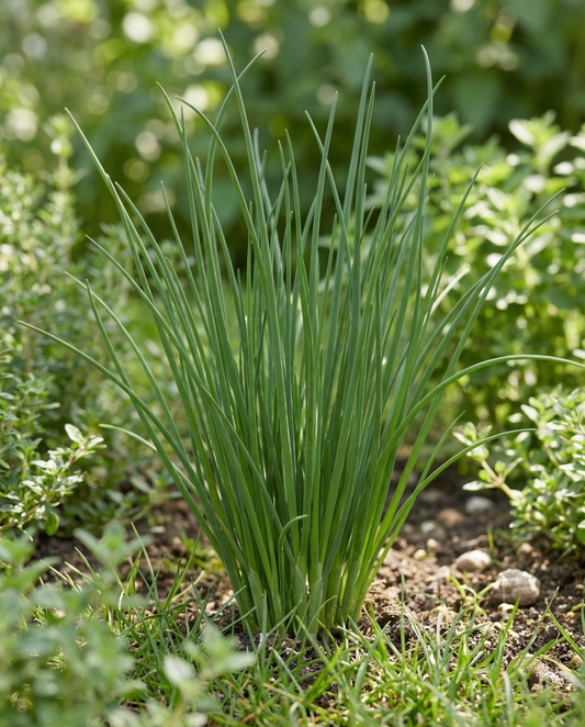 Chives Prager (Allium schoenoprasum) – fleråriga örtfrön från SeedsChoice