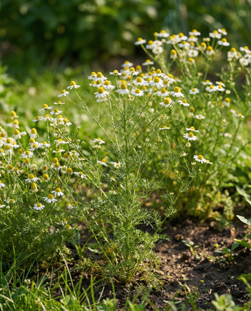 Kamomill (Matricaria chamomilla) – ettåriga örtfrön från SeedsChoice
