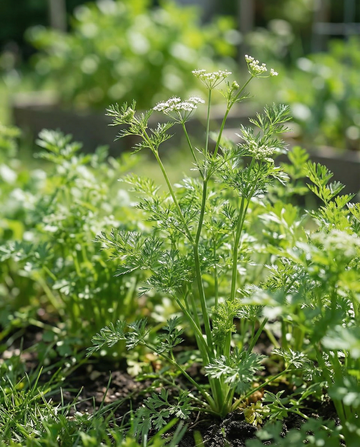 Koriander långsamt skjutande fin bladtyp (Coriandrum sativum) – ettåriga örtfrön från SeedsChoice