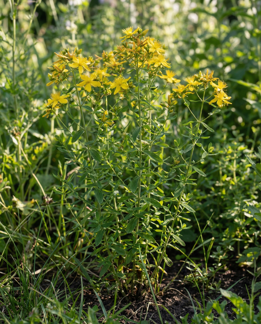 Johannesört (Hypericum perforatum) – frön för flerårig ört från SeedsChoice
