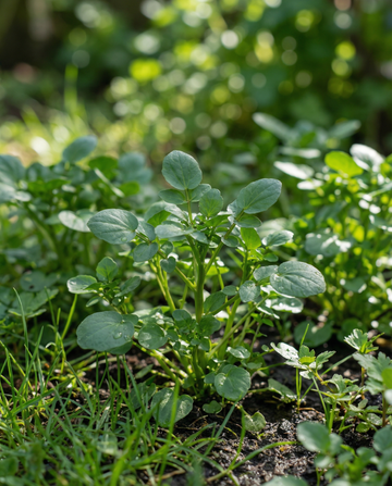 Vattenkrasse Garden (Nasturtium officinale) – fleråriga örtsfrön från SeedsChoice
