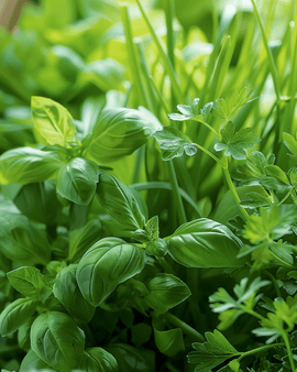 Örtkryddfrön Ettårig Kulinarisk Blandning Basilika Persilja Gräslök Rucola Krasse