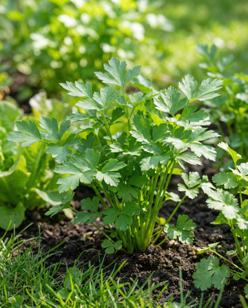 Persilja Amsterdamse Snij (Petroselinum crispum) – ettåriga örtfrön från SeedsChoice